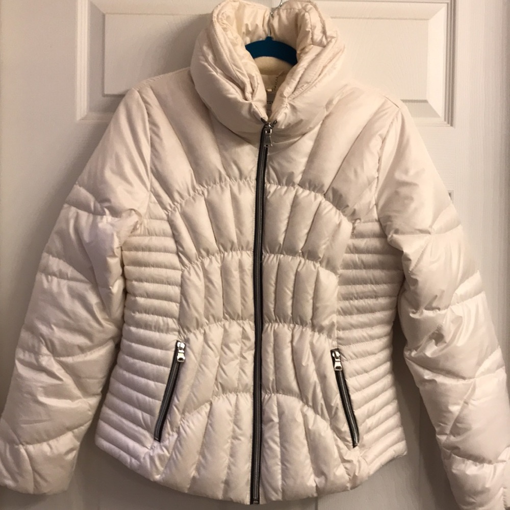 Black Rivet Puffy Coat